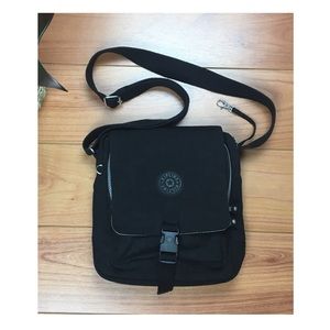 Kipling Lancelot Flap Bag Black Crossbody